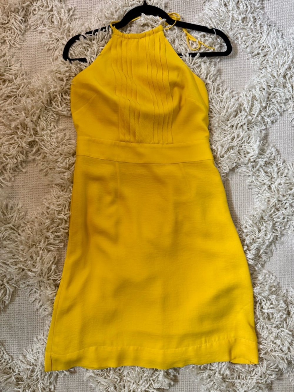 STUNNING Banana Republic Yellow Halter Sheath Dress